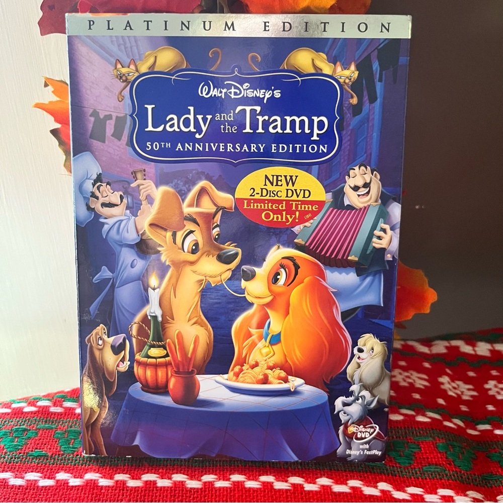 NEW Sealed! Disney Lady and the Tramp 50th Anniversary Edition DVD 2 Discs